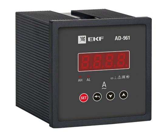 Цифровой амперметр EKF SQad-961 на панель, однофазный PROxima ad-961 