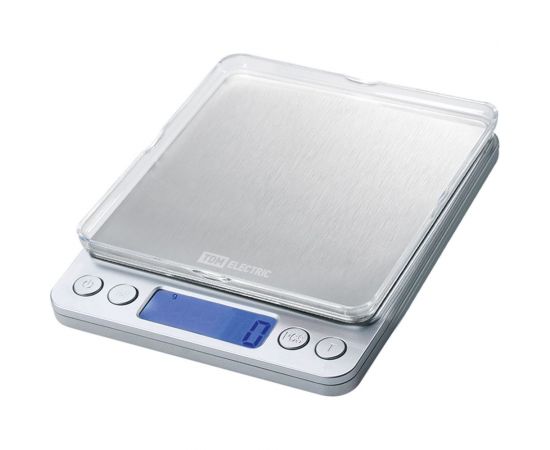 Электронные настольные весы TDM ""Дельта"" деление 0,1 г, макс. 3 кг, серебро SQ4005-0002 