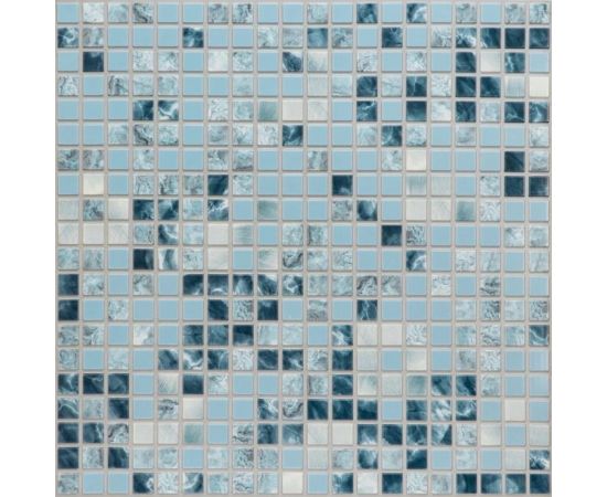 Бесклеевая декоративная ПВХ панель Центурион 480x480 мм мозаика океан 81690 