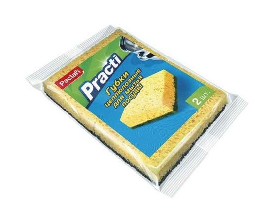 Губки для посуды Paclan Practi целлюлозные, 2 шт 5900942513567 