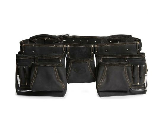 Кожаная сумка-пояс монтажника КВТ СК-12 78427 