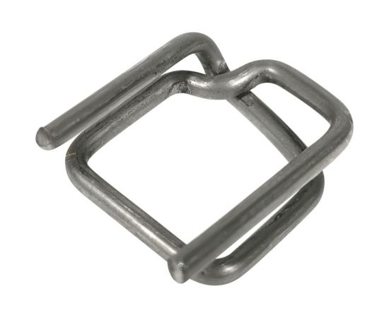 Пряжка Кордленд стальная, 16x29x2,8 мм, для ПП/ПЭТ ленты 15-16 мм, 1000 шт. PR-16 KREP-00615 