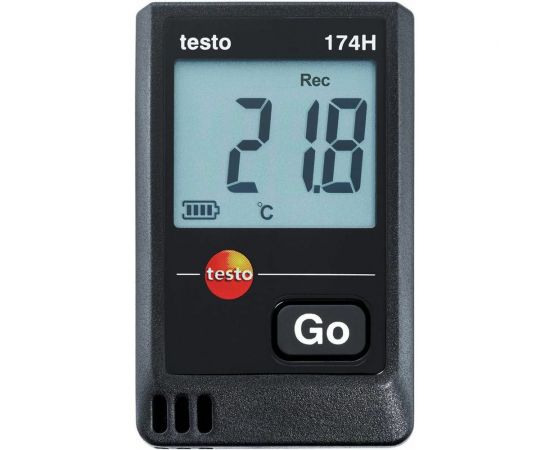 Мини-логгер данных температуры и влажности Testo 174H c поверкой к0000014389 