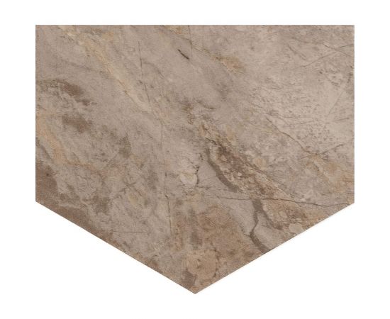 Самоклеящаяся ПВХ плитка LAKO (глянец; коричневый мрамор; 32 класс; толщина 2 мм; 3,06 м²) LKD-PH7085 – изображение 2