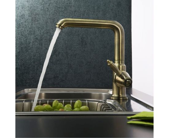 Смеситель с высоким изливом IDDIS Loft бронза LOF1LMBi05 – изображение 2