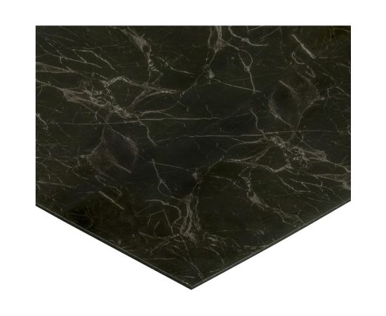 Самоклеящаяся ПВХ плитка LAKO (глянец; черный мрамор; толщина 2 мм; 3,06 м²) LKD-PH81036-1 – изображение 2