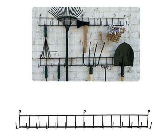 Вешалка для садового инструмента ПРОФСАНМОНТАЖ 14х7 см, 1 м 065134 – изображение 2