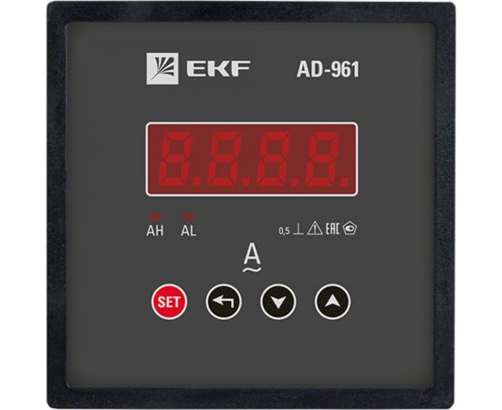 Цифровой амперметр EKF SQad-961 на панель, однофазный PROxima ad-961 – изображение 2