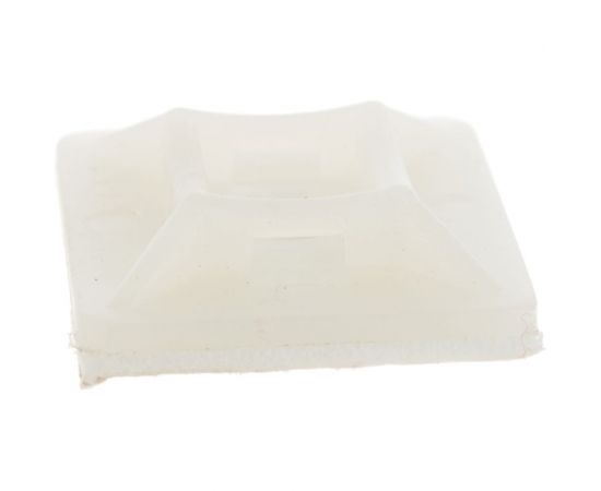 Самоклеящаяся площадка для крепления стяжек Hyperline HW-3A 19x19 мм, 100 штук 16069 – изображение 2