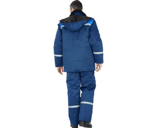 Утеплённая куртка ГК Спецобъединение МЕТЕЛИЦА темно-синий/василёк, р. 96-100, рост 158-164 Кур 311/ 96/158 – изображение 2