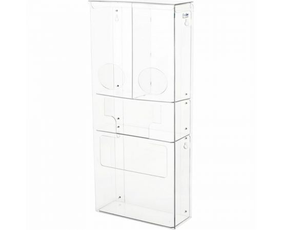 Органайзер для одноразовых СИЗ Evdar настенный, халаты, 2 вида СИЗ, медицинские маски O23010 – изображение 2