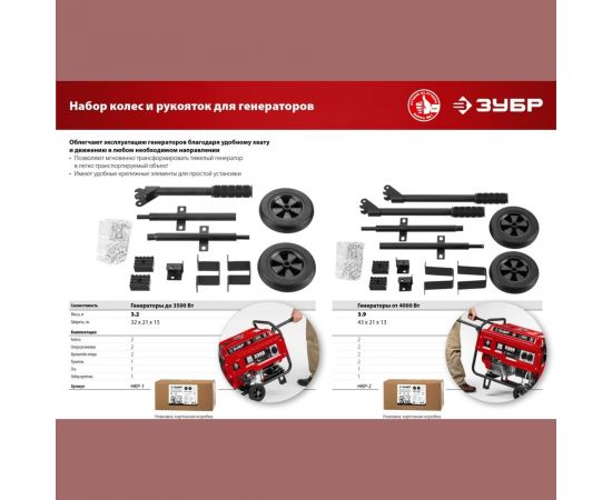 Бензиновый генератор ЗУБР с электростартером, 3300 Вт СБ-3300Е – изображение 23