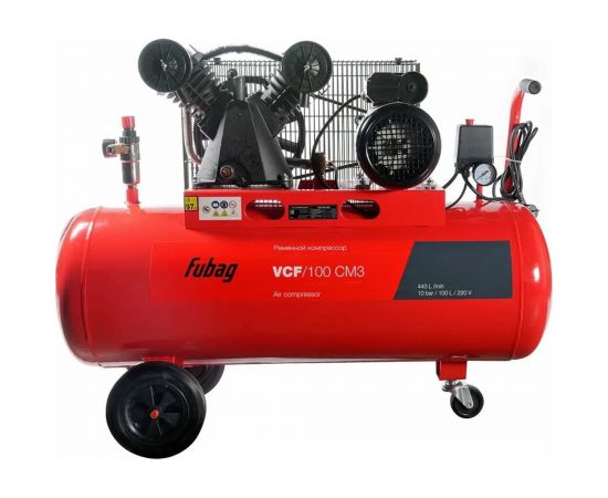 Компрессор FUBAG VCF/100 СM3 440л/мин, 100 л, 10 бар, 2.2 кВт, 220 В 641272 – изображение 3