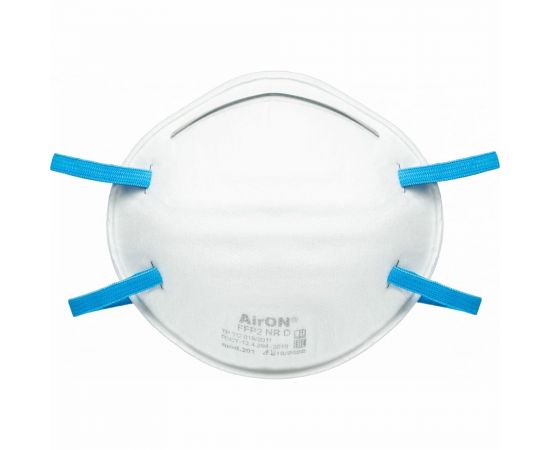Круглый респиратор-полумаска AirON FFP2 201, без клапана, 10 штук в упаковке AG0001 – изображение 3