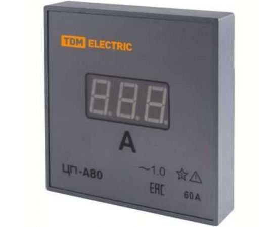 Цифровой амперметр TDM ЦП-А80 60А-1,0 без поверки SQ1102-0519 – изображение 3