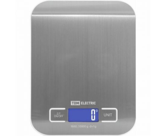 Электронные настольные весы TDM ""Юнит"" деление 1 г, макс. 10 кг, серебро SQ4005-0001 – изображение 3