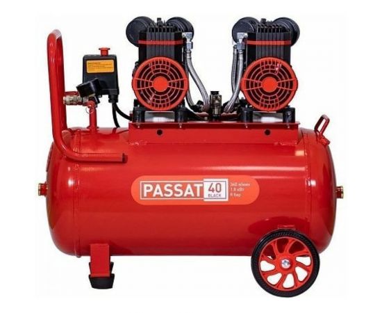 Компрессор Aurora PASSAT-40 BLACK тихий, без масл. 40л, 340л/мин, 1.8кВт 31400 – изображение 3