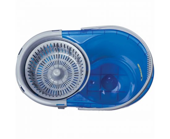 Набор для уборки ЛАЙМА ведро 14 л/5 л с отжимом, швабра с круглой насадкой 601460 – изображение 3