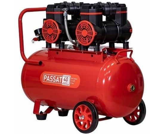 Компрессор Aurora PASSAT-40 BLACK тихий, без масл. 40л, 340л/мин, 1.8кВт 31400 – изображение 4