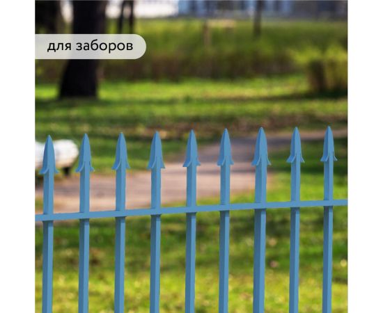 Быстросохнущая грунт-эмаль по металлу Elcon (3 в 1 по ржавчине; матовая; синяя; 0,4 кг) 00-00462647 – изображение 4