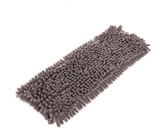 Насадка для плоской швабры InLoran лапша, шенилл, серая, 42,5x13x1см BN-L508GR – изображение 4
