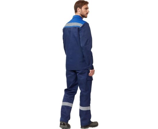 Костюм Эксперт Спецодежда Профи 1, темно-синий/василек, р. 60-62, рост 194-200 6446000031172 – изображение 4