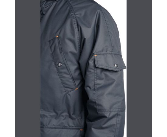 Утепленная куртка ГК Спецобъединение АЛЯСКА ЛЮКС синяя, р. 96-100, рост 182-188 Кур 320/ 96/182 – изображение 5