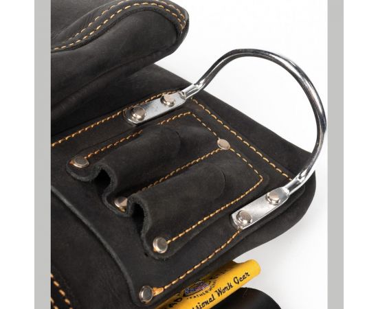 Кожаная сумка-пояс монтажника КВТ СК-12 78427 – изображение 6