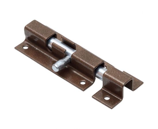 Прямоугольная задвижка СКОБЯНОЙ ШП-40 коричн./цинк 002537 