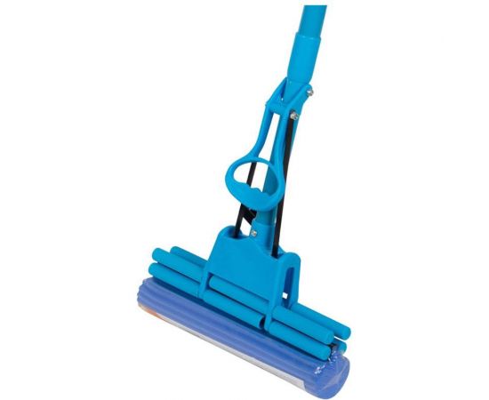 Отжимная швабра Рыжий кот МорР-08 с насадкой ПВА 2 ряда роликов 007798 