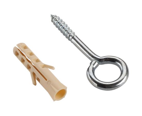 Петля-шуруп ЕВРОПАРТНЕР Zn L30 х d4,1 x O9,6 мм 6шт. 13 0648 4 