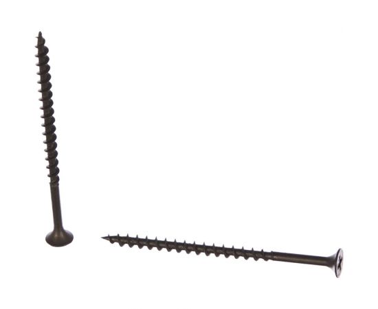 Саморез Качественный Крепеж 4,2х70 потай, крупная резьба, оксид 200 шт 0500376 КЧ 