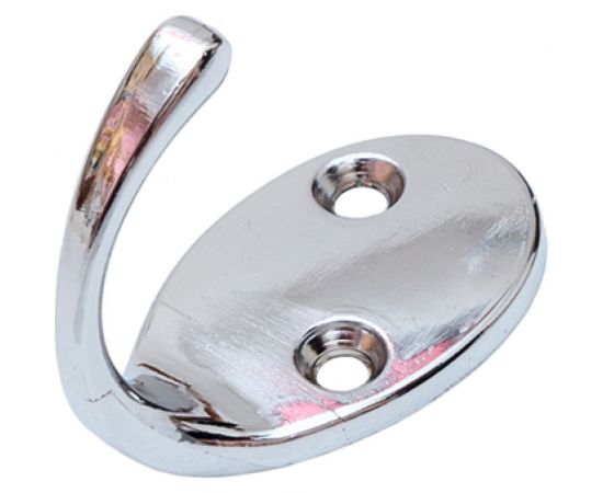 1-рожковый крючок СКОБЯНОЙ мод. 55, хром 007664 