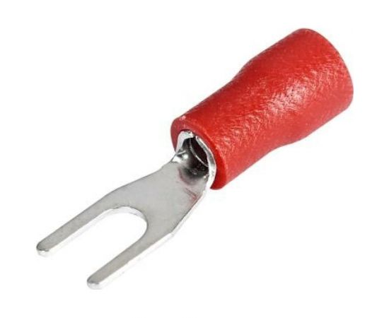 Вилочный изолированный наконечник HLT НВИ 1.25-5 вилка 0.25-1.5 мм красный упаковка 100 шт 084-04-15,084-04-015 4670042793954 