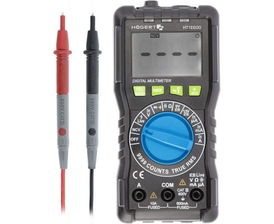 Цифровой профессиональный мультиметр HOEGERT TECHNIK HT1E600 
