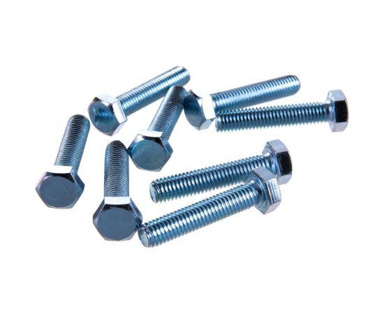 Оцинкованные болты Стройбат DIN 933 М8х40 25 шт. 2630033/005401 – изображение 2