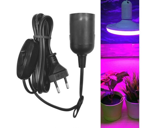 Переносной светильник DORI (патрон для лампы E27 + шнур 3,5 м + вилка + выключатель) 15750 – изображение 2