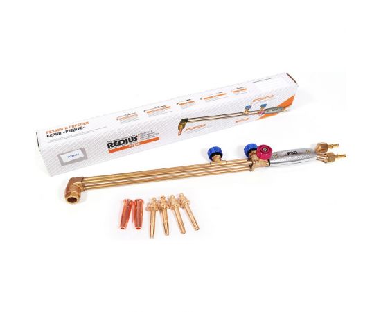 Резак REDIUS Р3П-33 пропановый вент. до 200 мм L=535 мм PNM № 1+2/P № 1,2,5,6 07515 – изображение 2