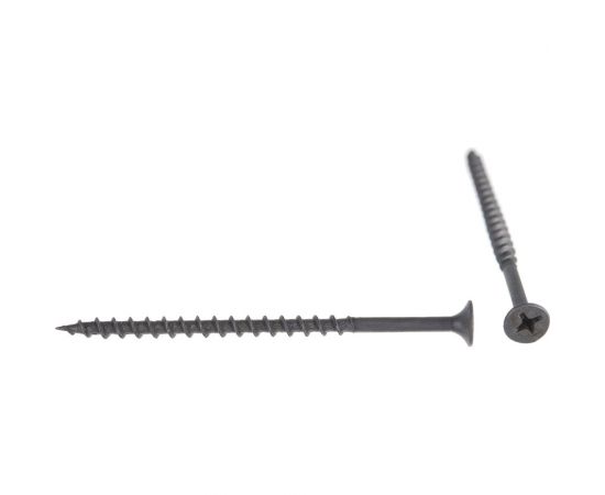 Саморез Качественный Крепеж 4,2х70 потай, крупная резьба, оксид 200 шт 0500376 КЧ – изображение 2