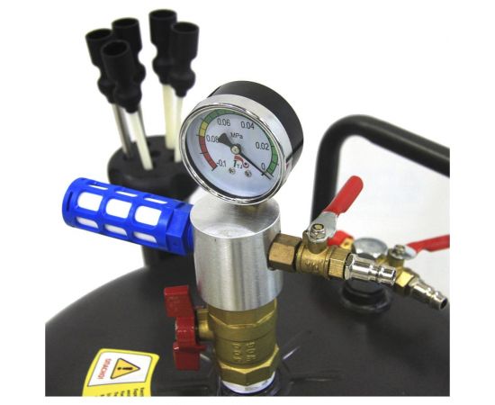 Маслосменная установка WIEDERKRAFT 80л c воронкой и откачкой через щуп WDK-89282 – изображение 2