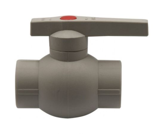 Шаровой кран VRT 25, ручка, PP-R EVER plast, серый 538455 – изображение 2