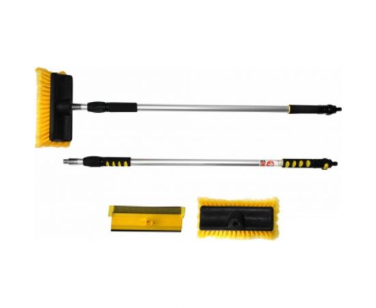 Щетка PSV XST05 N 180 для мытья с краном и распушенной щетиной телескопическая 107 183 см 130627 – изображение 3