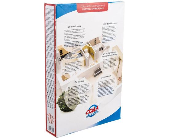 Кальцинированная сода ООО Комус 600 гр, короб 1342551 – изображение 4