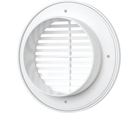 Решетка вентиляционная круглая 10РКФ (145 мм; вытяжная; АБС; с фланцем 100 мм) ERA 233-007 – изображение 4
