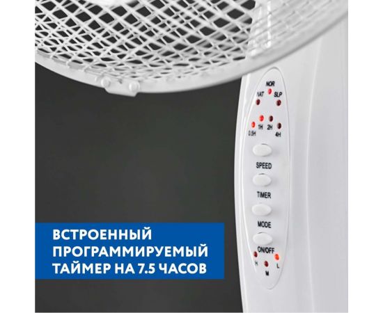 Напольный вентилятор Hyundai 16"", белый, с пультом Д/У H-SF16-RC02 – изображение 5