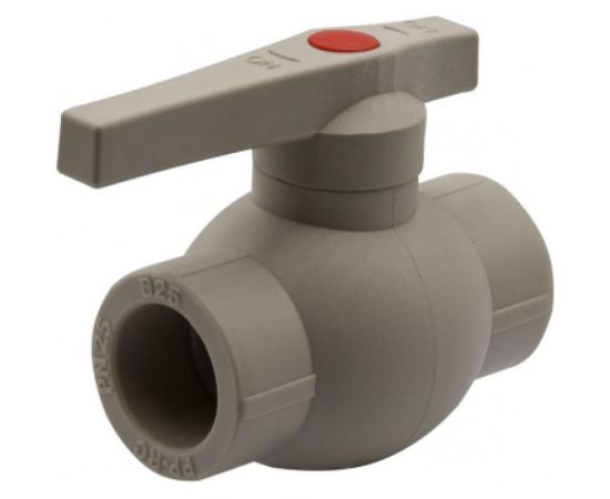 Шаровой кран VRT 25, ручка, PP-R EVER plast, серый 538455 – изображение 5