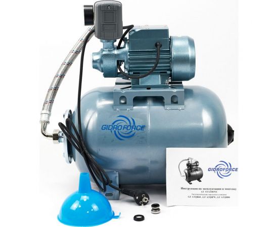 Насосная станция с расширительным баком 24 л GIDRO FORCE ATQB60 – изображение 6