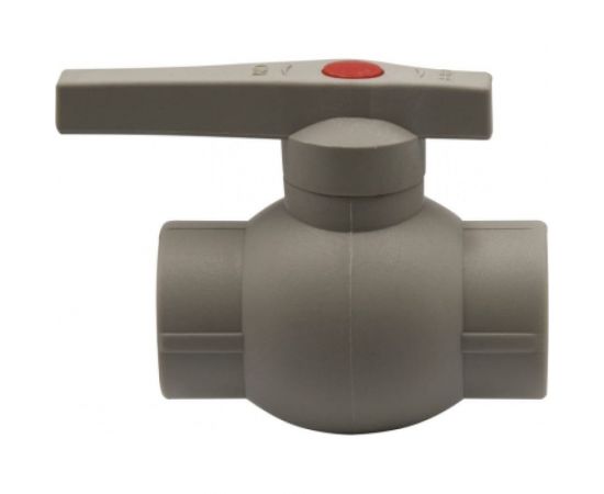 Шаровой кран VRT 25, ручка, PP-R EVER plast, серый 538455 – изображение 6