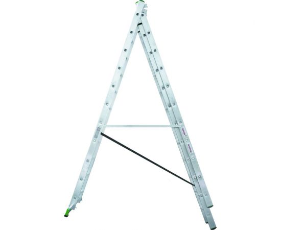 Алюминиевая трехсекционная лестница Новая Высота 3х11 ступеней 2230311 – изображение 9