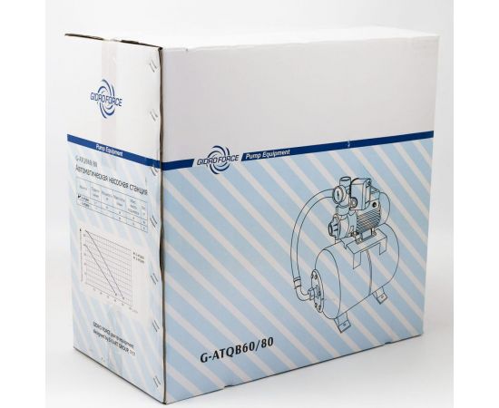 Насосная станция с расширительным баком 24 л GIDRO FORCE ATQB60 – изображение 9